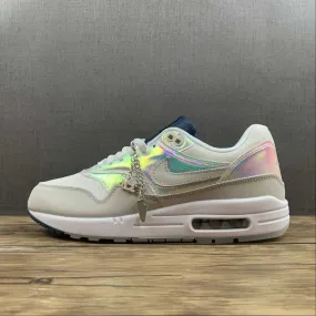 Air Max 1 AMD Summit White Light Bone Light Smoke Grey DQ9326-100 casual sneakers intermediates