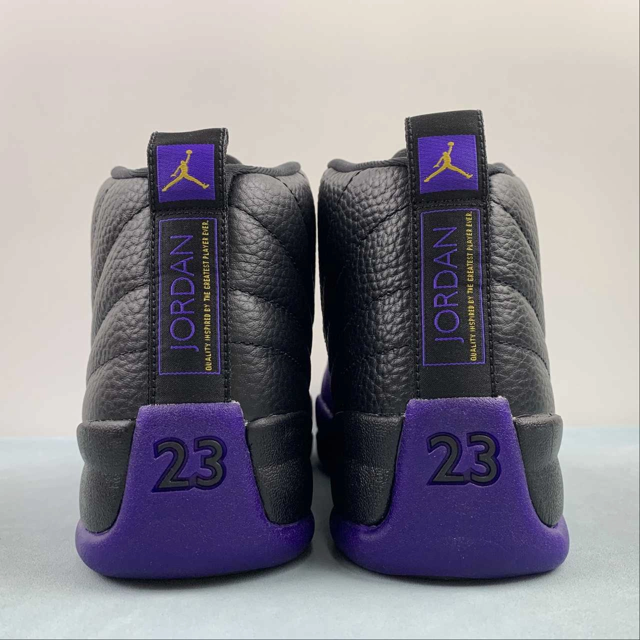 Air Jordan 12 Retro Field Purple Black Taxi CT8013-057 True Heart