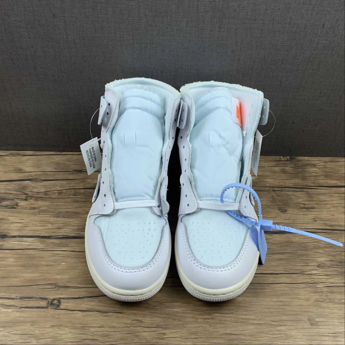 Ventilation Technology Slip Resistant Compound Air Jordan 1 x Off-White NGR White White AQ0818-100