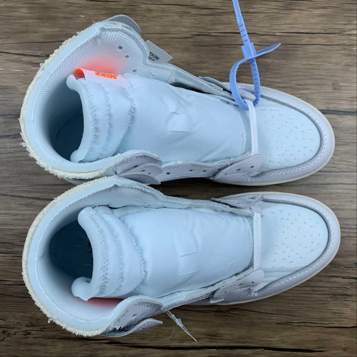 Modern Routine Running Gear Air Jordan 1 x Off-White NGR White White AQ0818-100