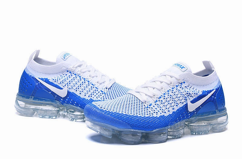 Slip Resistant Traction Minimal Look Air Vapormax Flyknit 2.0 Summit White Ice Blue 942843-104