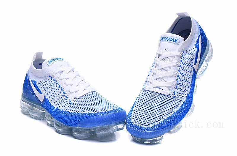 Freedom Steps Air Vapormax Flyknit 2.0 Summit White Ice Blue 942843-104
