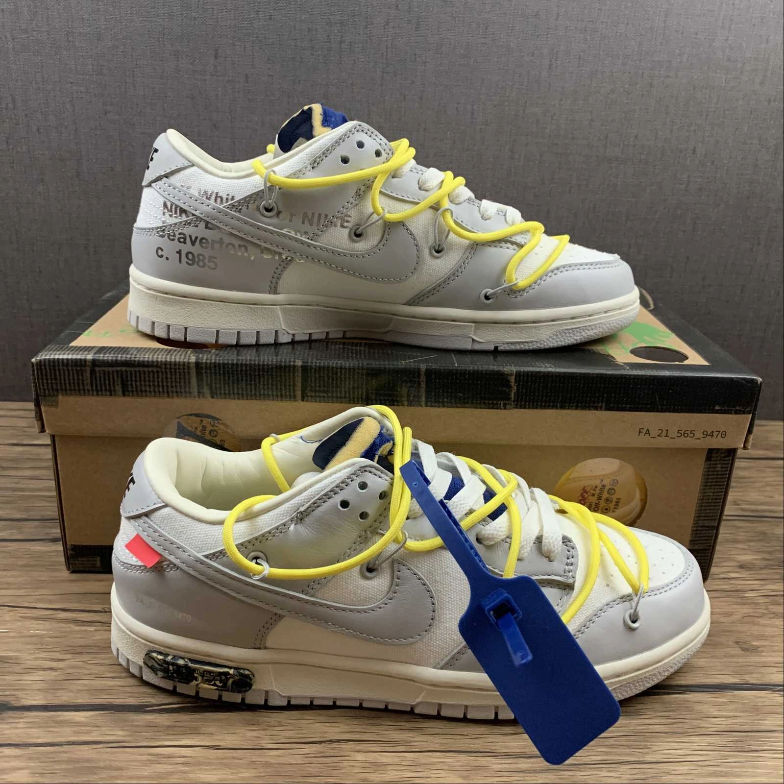 Impact Diffusion Technology Dunk Low X Off-White 'Lote 27 de 50' DM1602 120