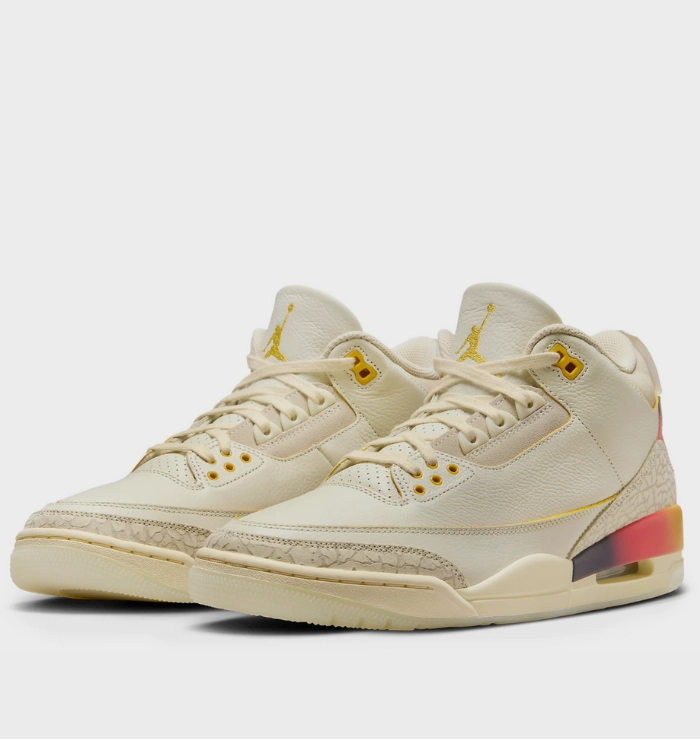 Nike Air Jordan 3 Retro SP J Balvin Medell??n Sunset Trendy pick Easy Clean