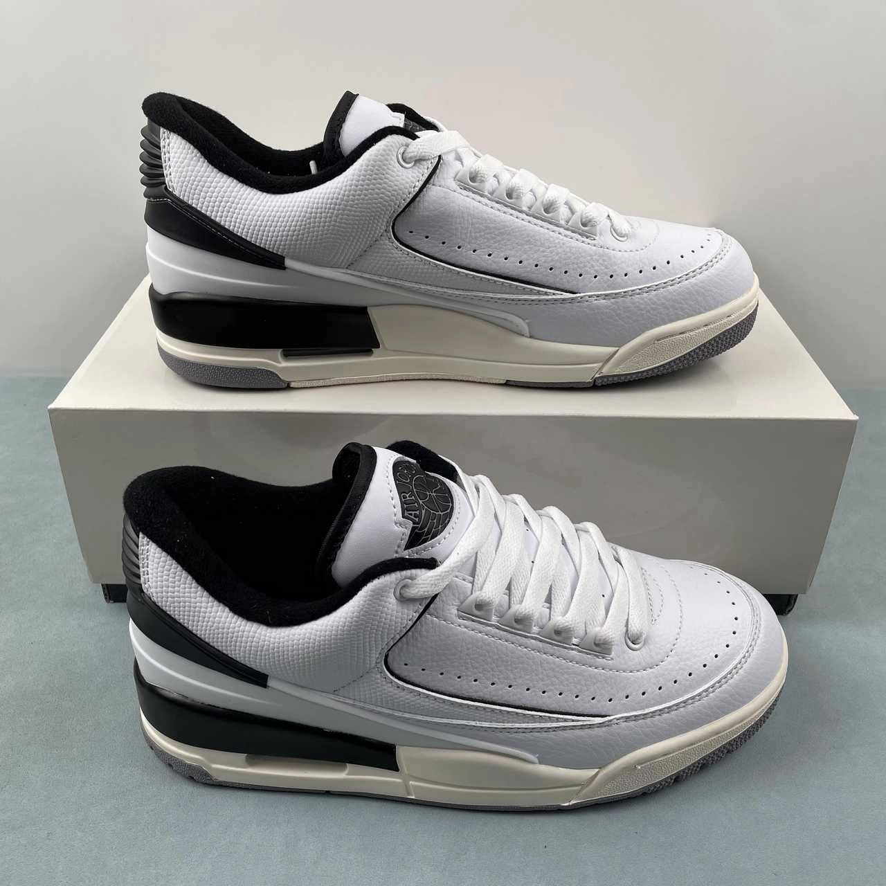 Air Jordan 2 3 White Black FD0383-100 Ease Style