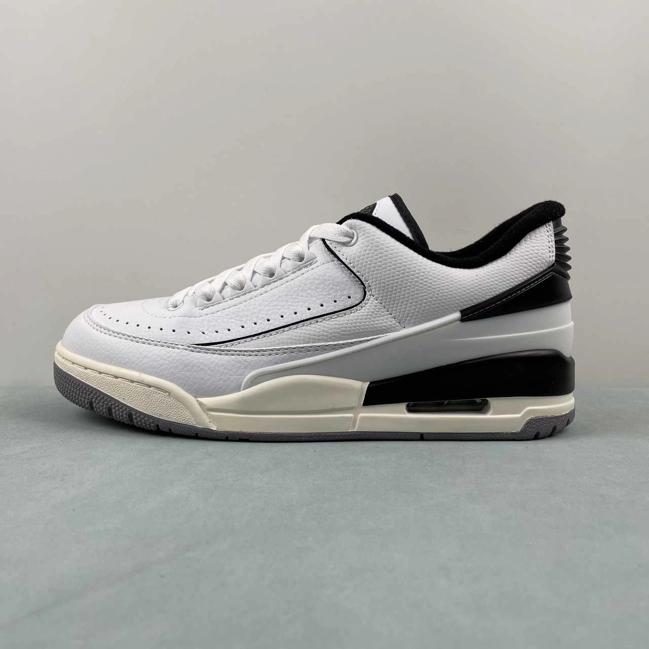 Air Jordan 2 3 White Black FD0383-100 Quick   Drying