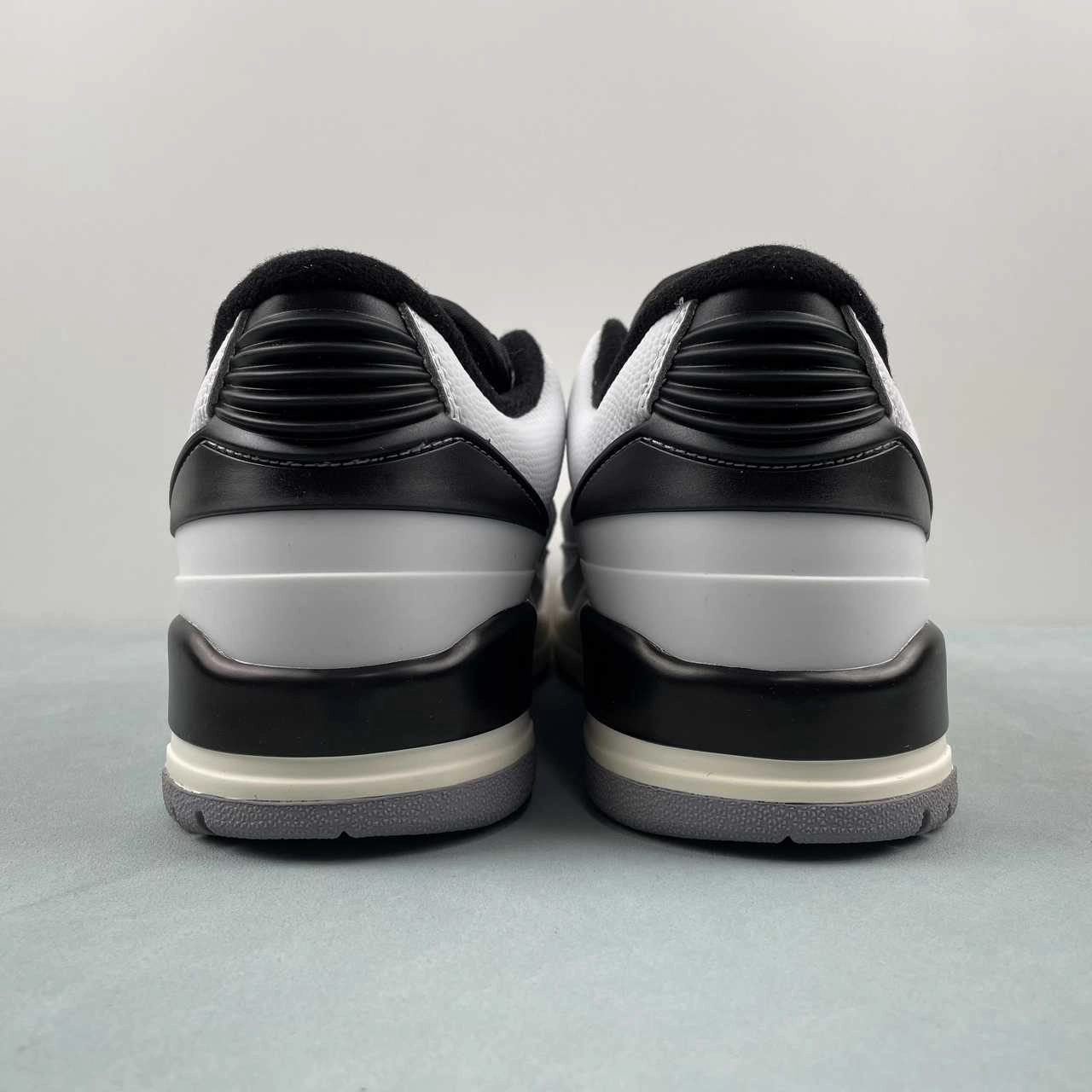 Classic Edge Suede Air Jordan 2 3 White Black FD0383-100