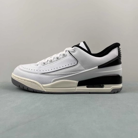 Air Jordan 2 3 White Black FD0383-100 Quick   Drying