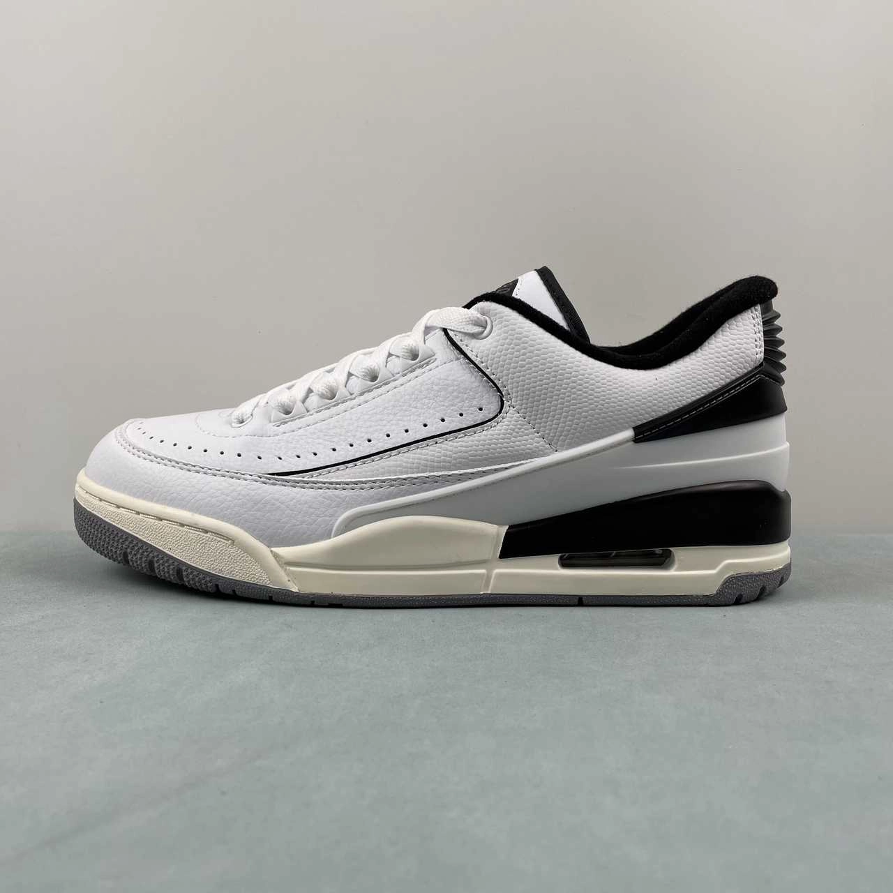 Neutral Look Air Jordan 2 3 White Black FD0383-100