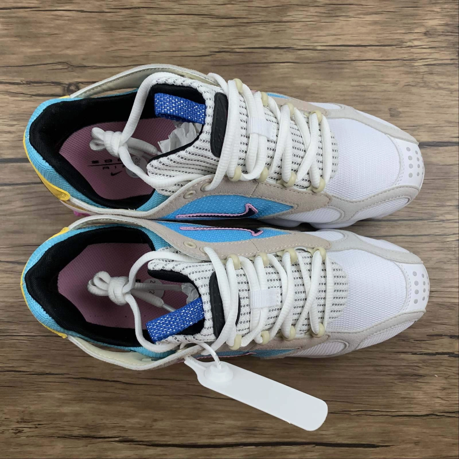 Air Zm Spiridon Cg 2 Stussy Gray Blue Pink CW7482-100 brushed - finish - design shoes