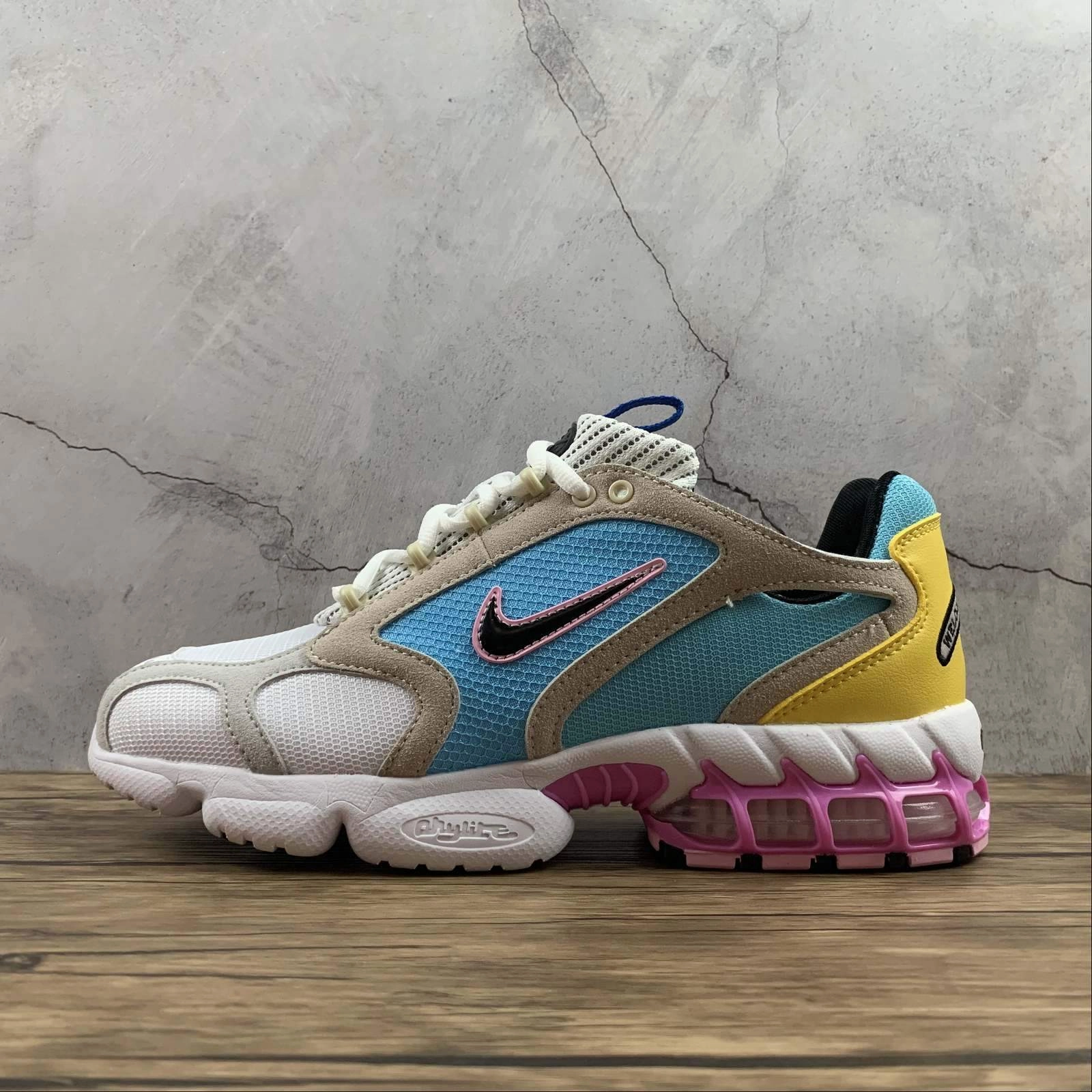 Leg Day Air Zm Spiridon Cg 2 Stussy Gray Blue Pink CW7482-100
