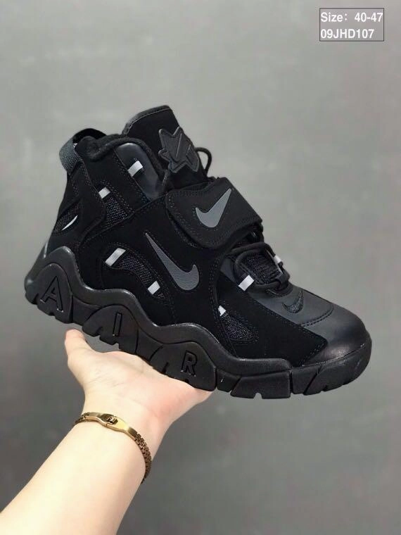 Air Barrage Mid QS Black Full AT7847-002 Toe box padding performance enhancement