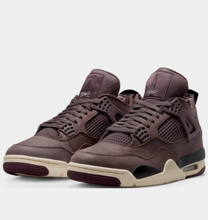 Nike Air Jordan 4 Retro X A Ma Maniere Violet Ore Thickened Collar Daily Walk