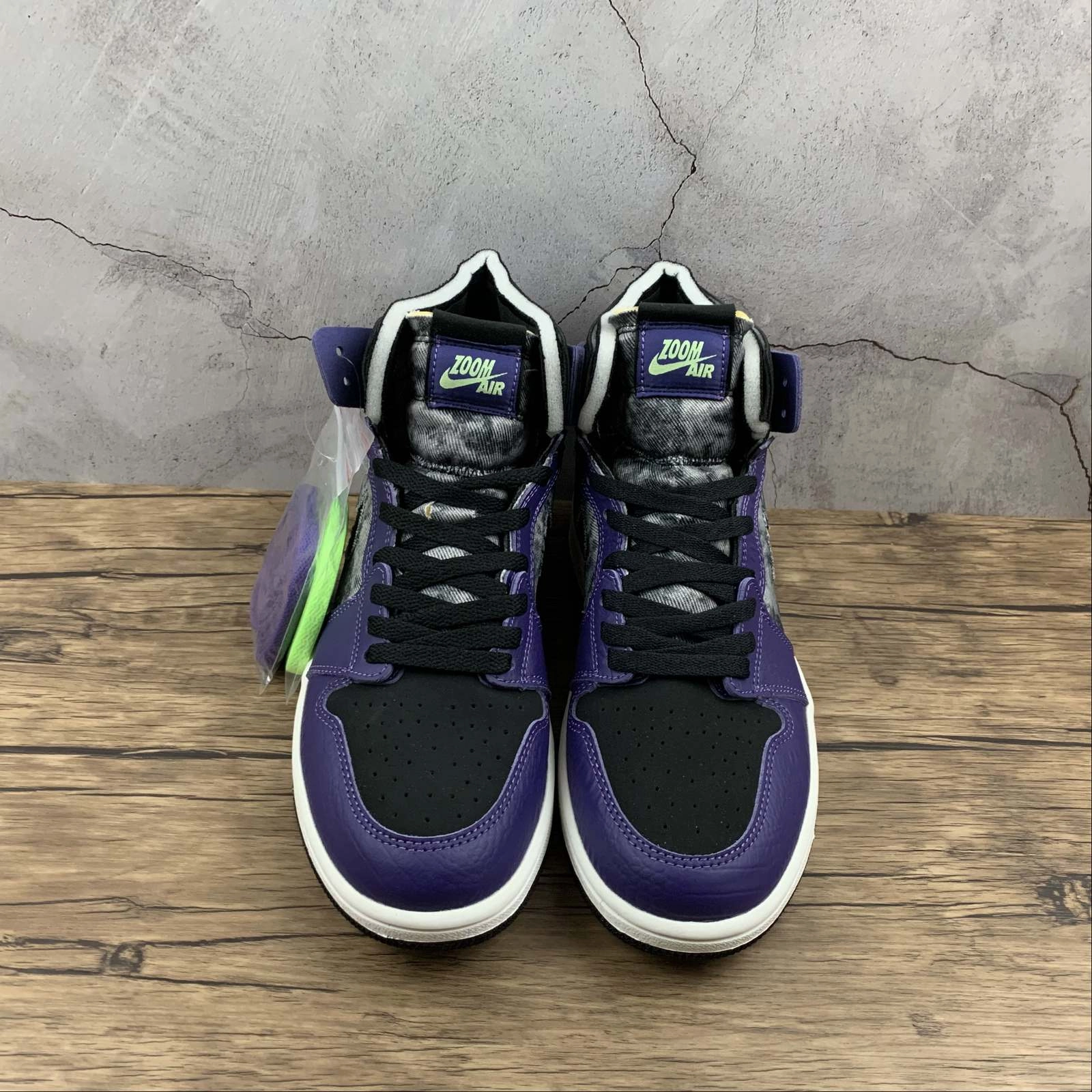 Air Jordan 1 High Zoom Comfort Bayou Boys New Orchid Lime Blast Black DC2133-500 Anatomical Footbed Leather