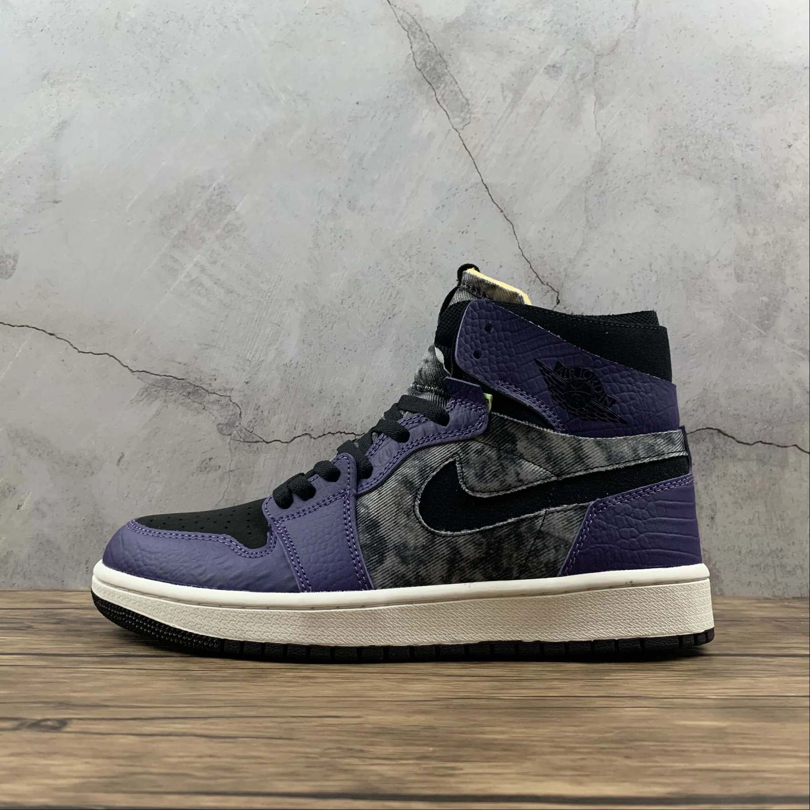 Smart Chic Air Jordan 1 High Zoom Comfort Bayou Boys New Orchid Lime Blast Black DC2133-500