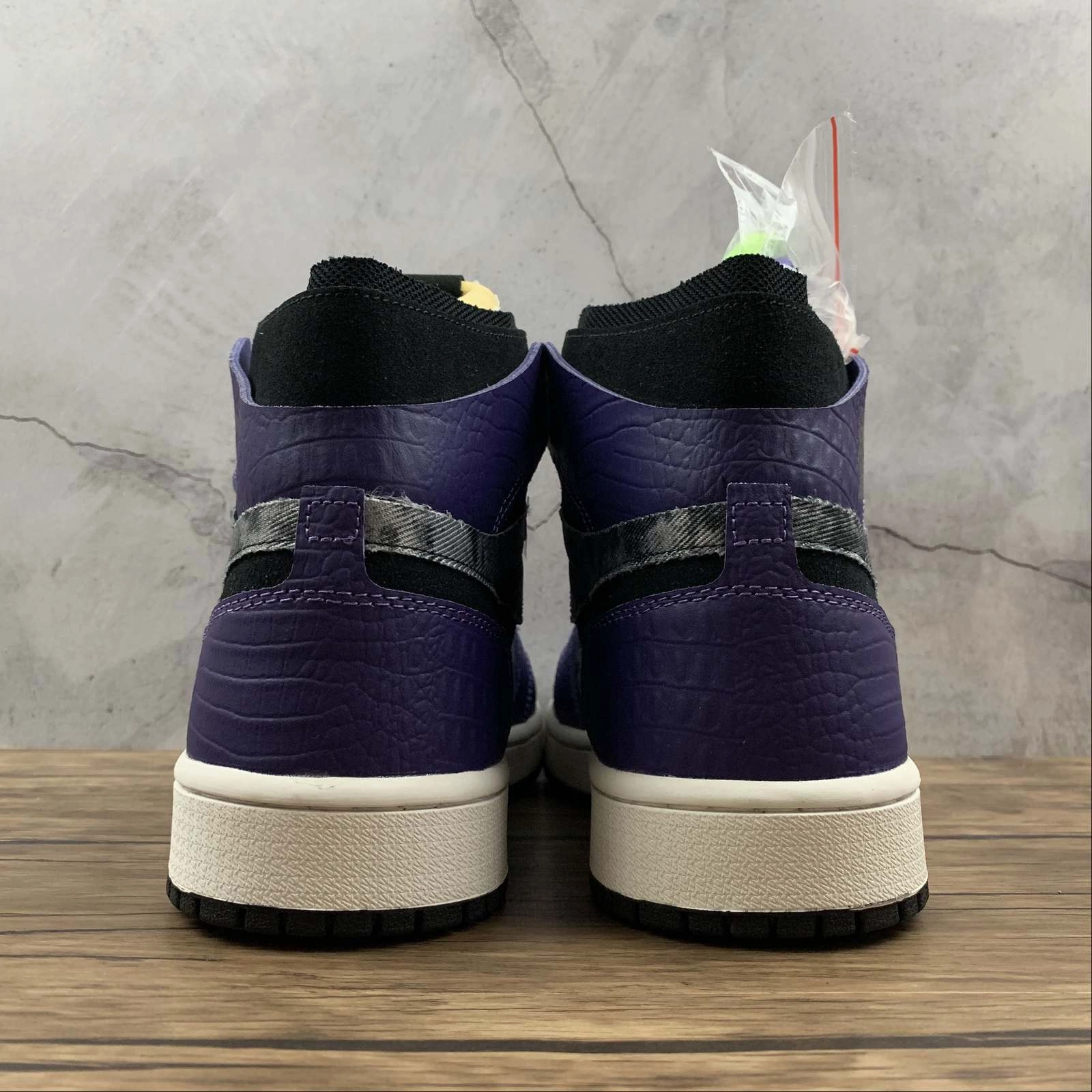 Air Jordan 1 High Zoom Comfort Bayou Boys New Orchid Lime Blast Black DC2133-500 Seamless lining Versatile lining