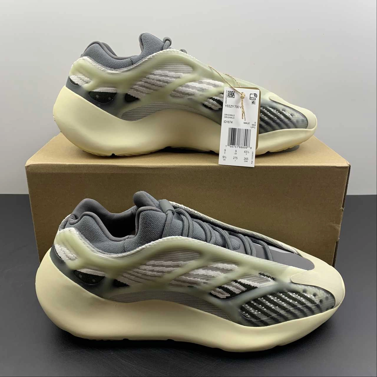 adjustable - straps - adjustability shoes Adidas Yeezy Boost 700 V3 Fadsal ID1674