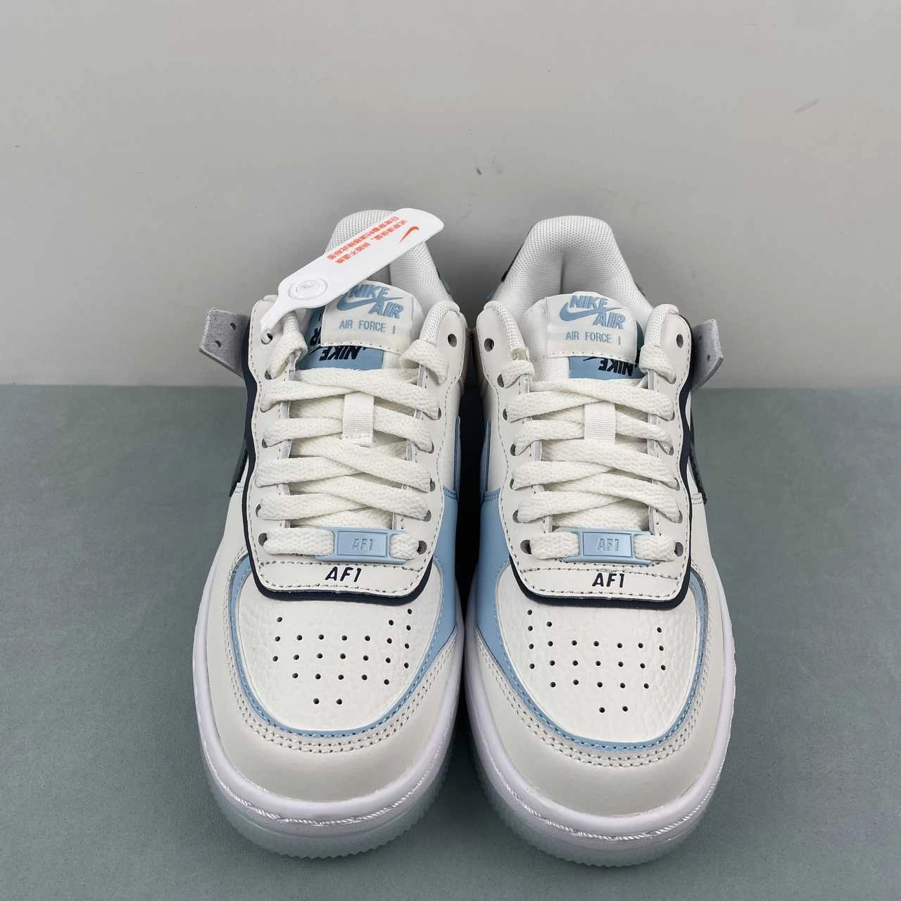 Urban Life Chic Basics Air Force 1 Shadow Sail Glacier Blue Coconut Milk Armory Navy DZ1847-107
