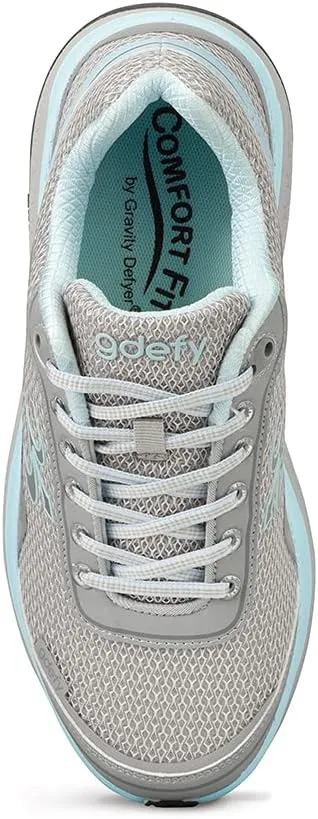 G-DEFY Mighty Walk Women’s Orthopedic Walking Shoe | VersoShock Technology for Pain Associated with Running | Prolonged Standing | Arch Support | Diabetic Shoes | Wide Shoes | Free Custom Orthotic