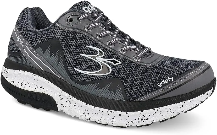G-DEFY Mighty Walk Women’s Orthopedic Walking Shoe | VersoShock Technology for Pain Associated with Running | Prolonged Standing | Arch Support | Diabetic Shoes | Wide Shoes | Free Custom Orthotic