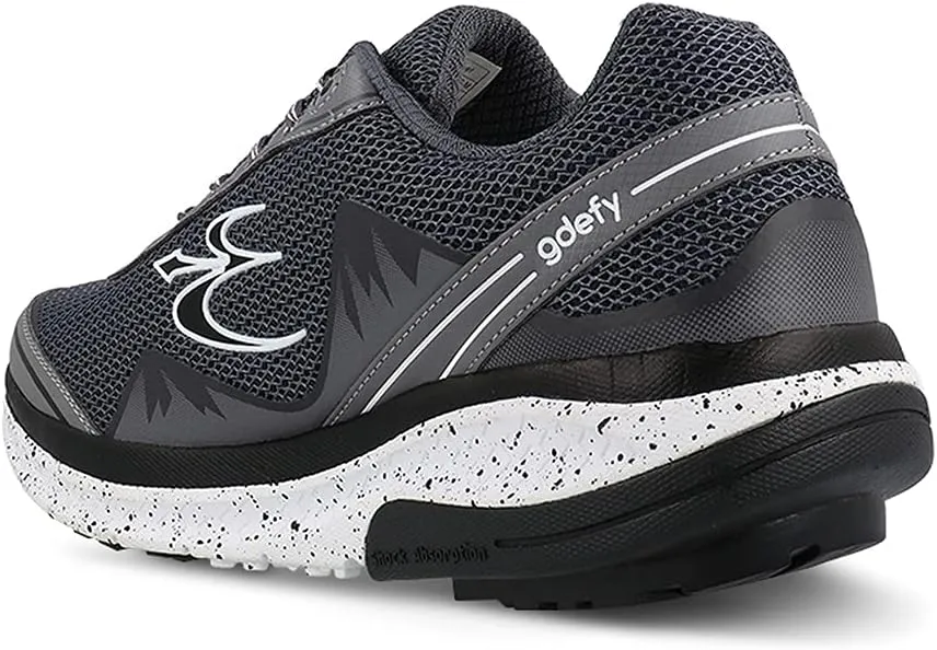 G-DEFY Mighty Walk Women’s Orthopedic Walking Shoe | VersoShock Technology for Pain Associated with Running | Prolonged Standing | Arch Support | Diabetic Shoes | Wide Shoes | Free Custom Orthotic