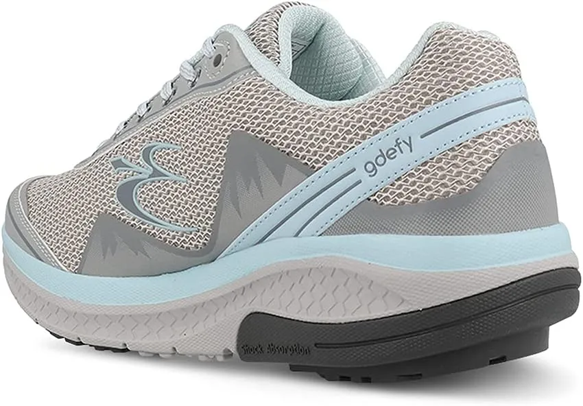 G-DEFY Mighty Walk Women’s Orthopedic Walking Shoe | VersoShock Technology for Pain Associated with Running | Prolonged Standing | Arch Support | Diabetic Shoes | Wide Shoes | Free Custom Orthotic