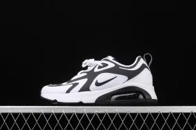 Air Max 200 White Black Anthracite AT6175-104 Training Sessions synthetic sole shoes