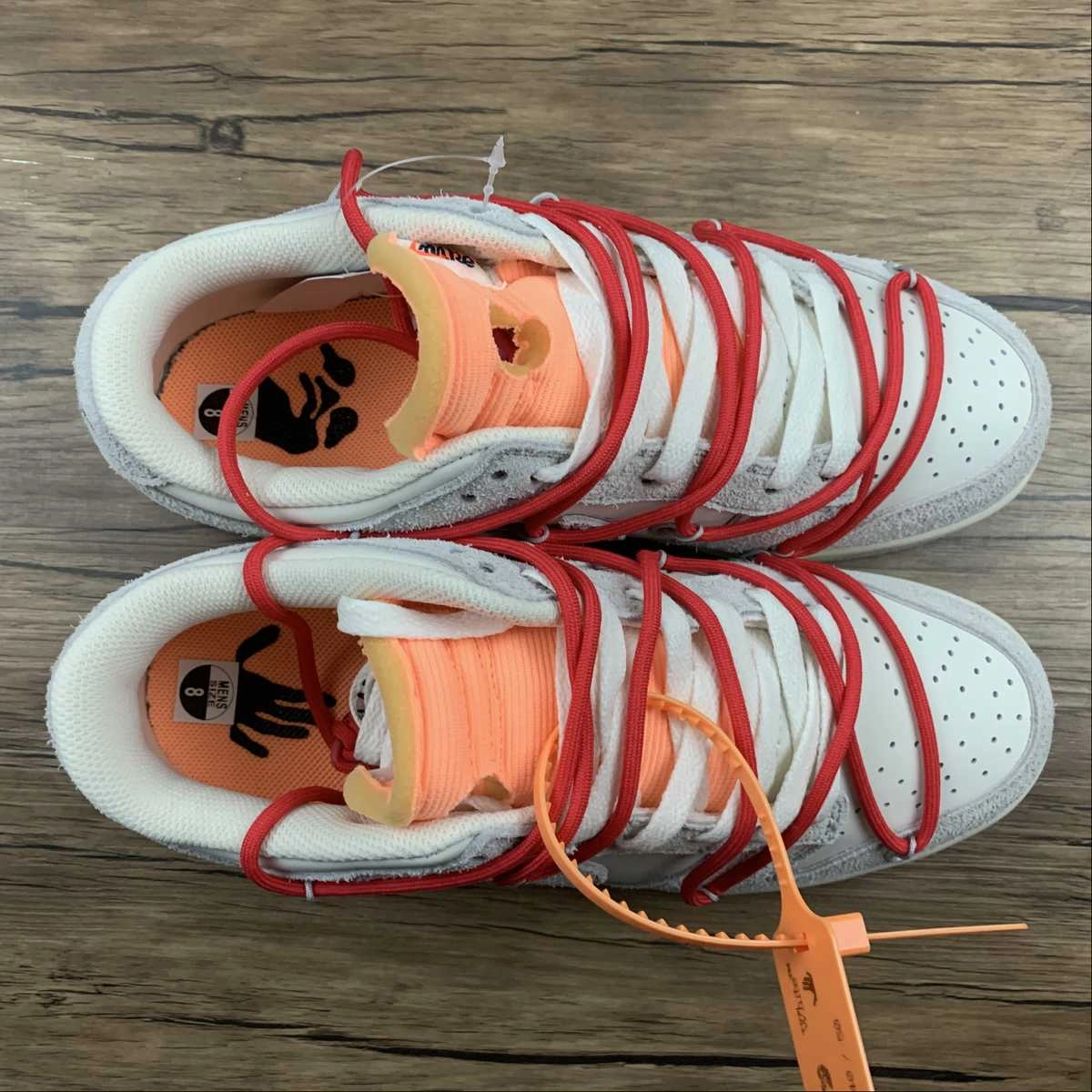 Ankle Cushioning ScratchResistantSurface Dunk Low X Off-White 'Lote 40 de 50' DJ0950-103