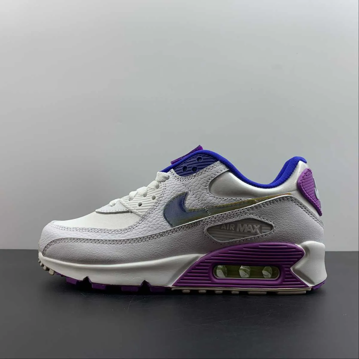 cross - country meet Air Max 90 SE Easter White Multicolor Purple Nebula CJ0623-100