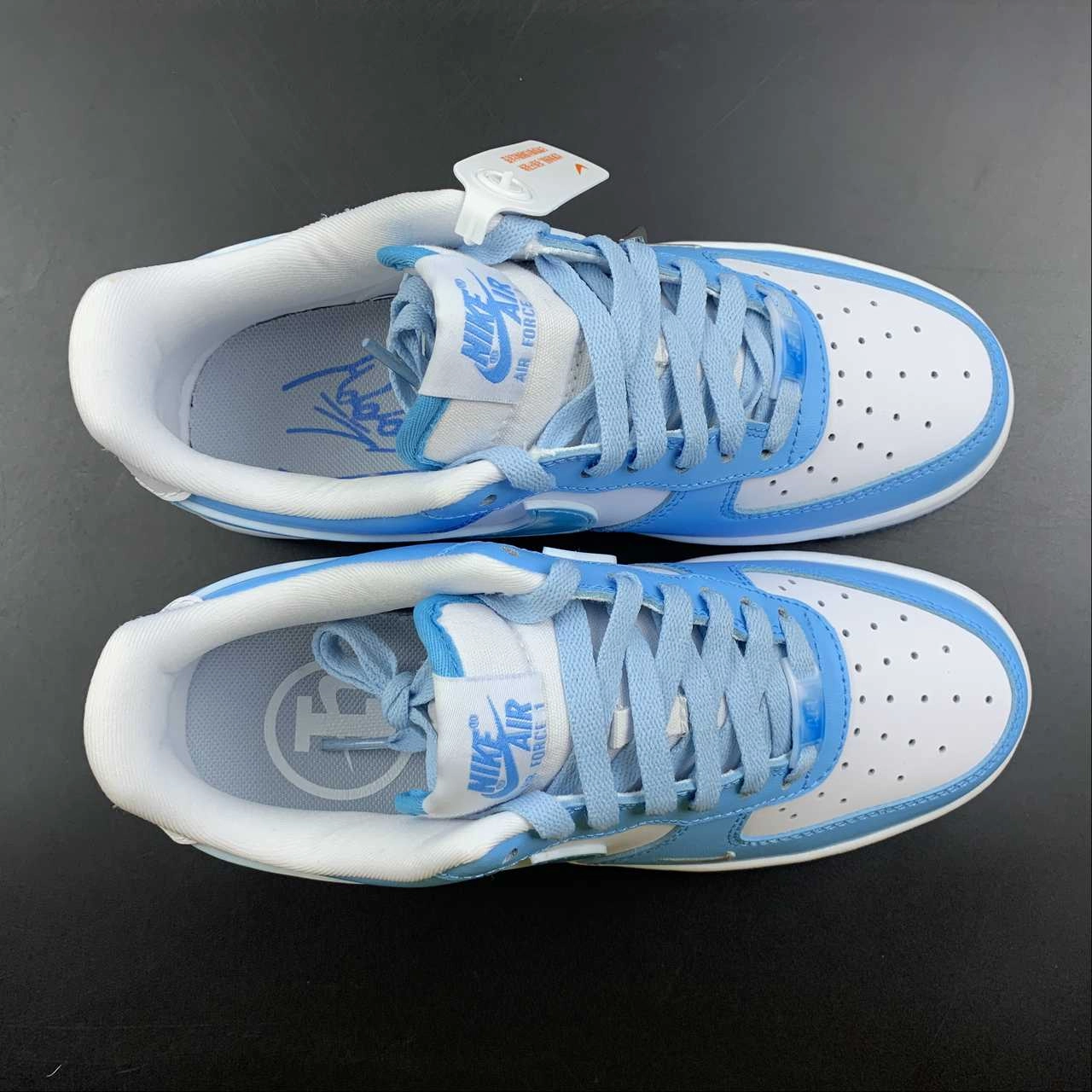Comfort experience Air Force 1 Low Nail Art White University Blue DX2937-100