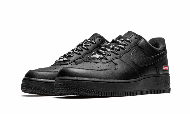 Nike Air Force 1 Low Supreme Black Comfortable Padding