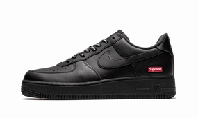 Leather Solid design Nike Air Force 1 Low Supreme Black