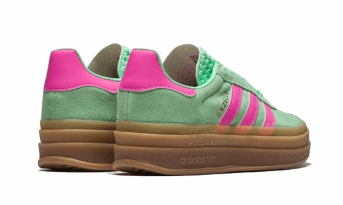 Roll Hike Easy To Slip On Adidas Gazelle Bold Pulse Mint Pink