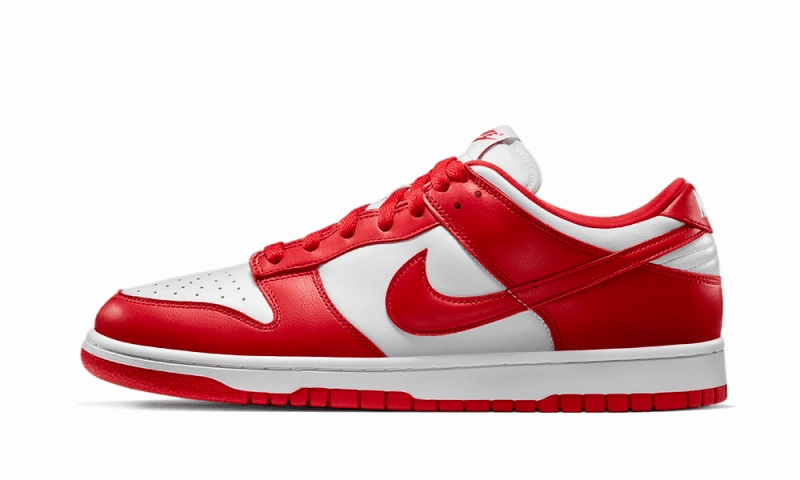 Slip On Design Nike Dunk Low University Red