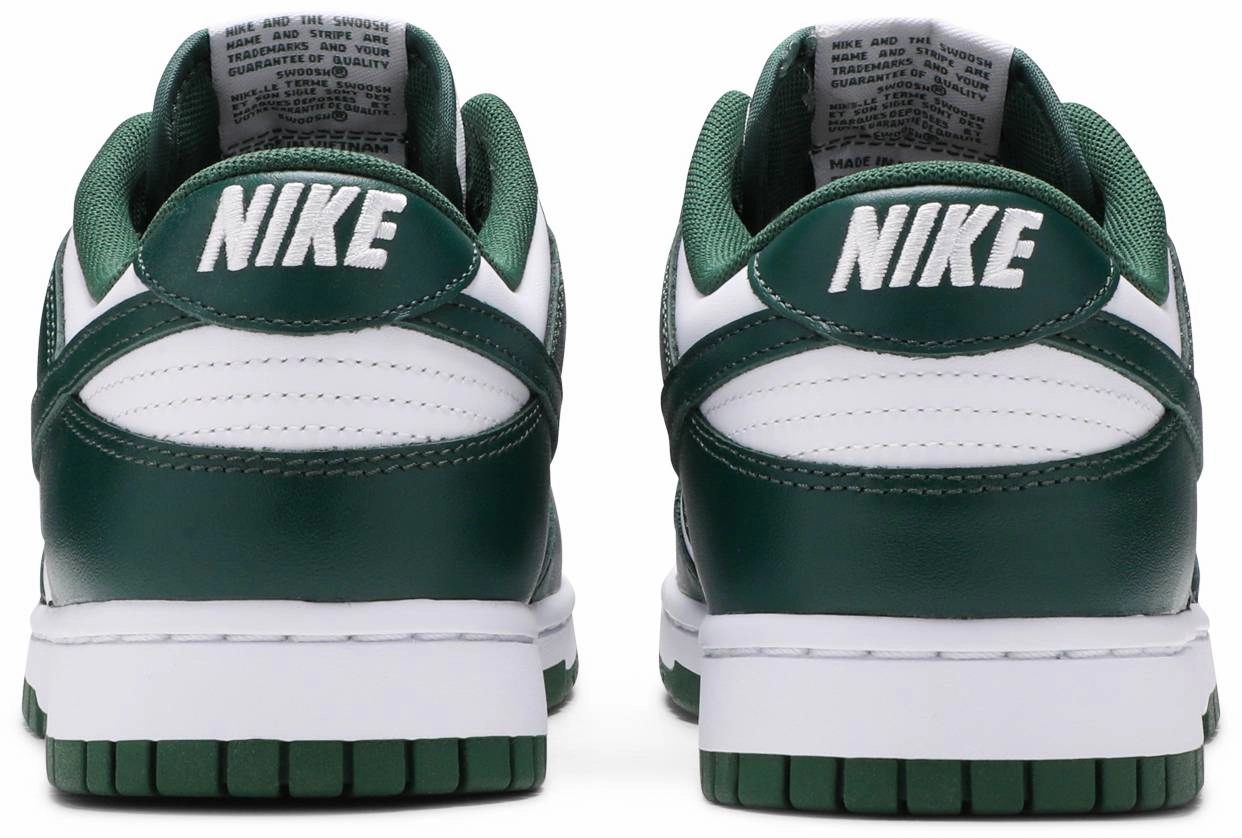 Foam Support Ventilated Panels Nike Dunk Low Michigan State