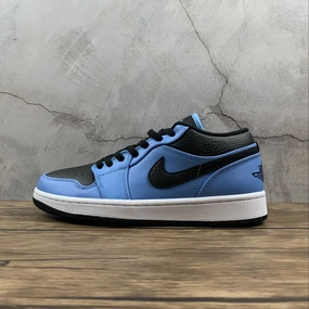 Air Jordan 1 Low University Blue Black-White 553558 403 Training companion Urban Routine