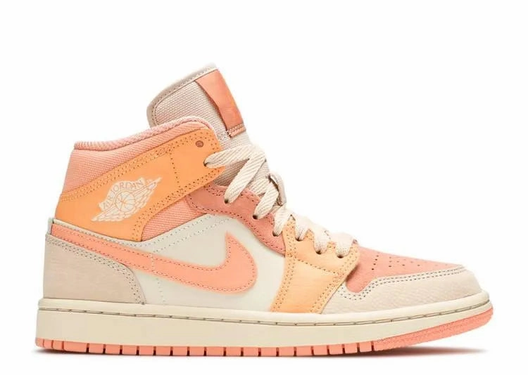 Versatile Simple Vibe Air Jordan 1 Mid Apricot (W)