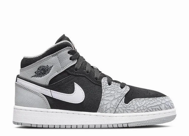 Air Jordan 1 Mid Elephant Toe (GS) Sneaker Disinfectant Exclusive Look