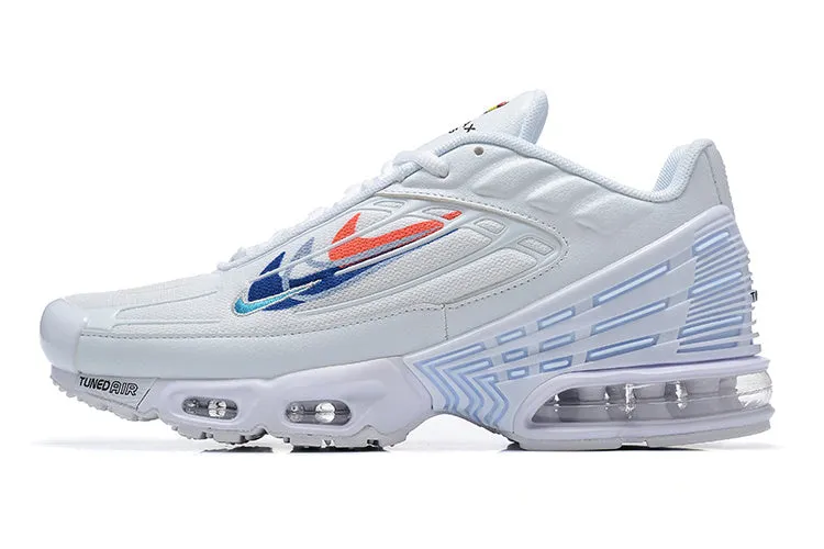 Air Max Plus 3 Multi Swoosh White Midnight Navy FJ4225-100 pilates running shoes Soft - Touch