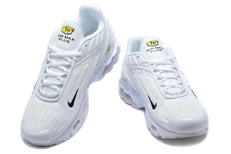 running for a way to stay fit cross - country versatility Air Max Plus 3 Multi Swoosh White Midnight Navy FJ4225-100