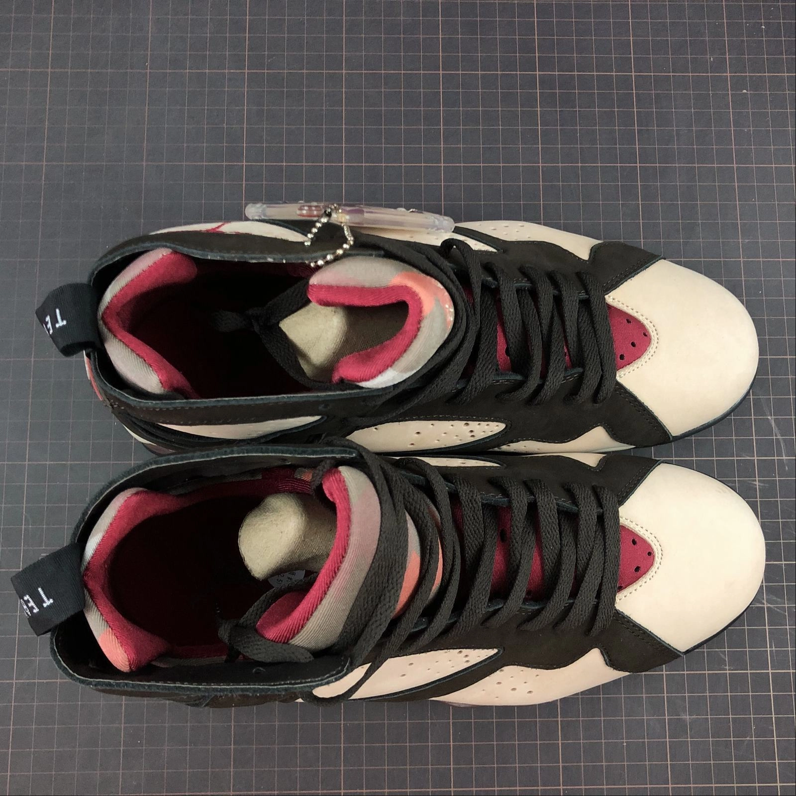 Comfortable Insole PaddedTongue Air Jordan 7 Retro Patta rosa