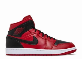 Minimalist Style Air Jordan 1 Mid Reverse Bred
