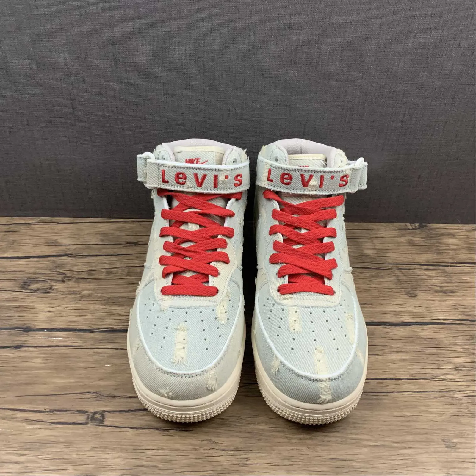 Levis x Air Force 1 07 Mid Beige Red 51122-215 Sunset Walk Laidback Mood