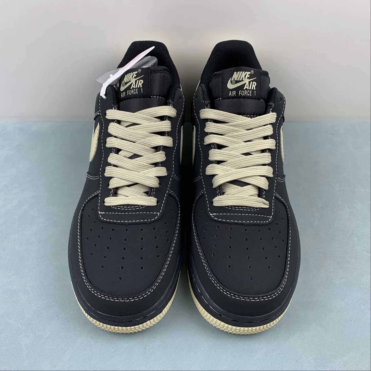 Flat Outsole Air Force 1 07 Low Black Khaki DH5696-227