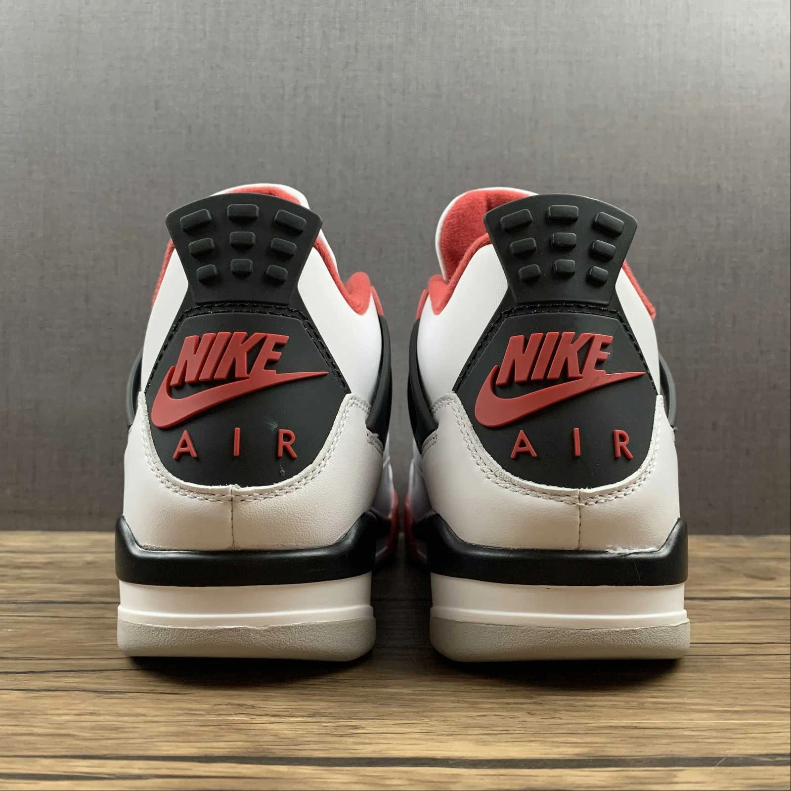 Anti blister Glam fit Air Jordan 4 Retro OG Fire Red White Black Tech Grey DC7770-160