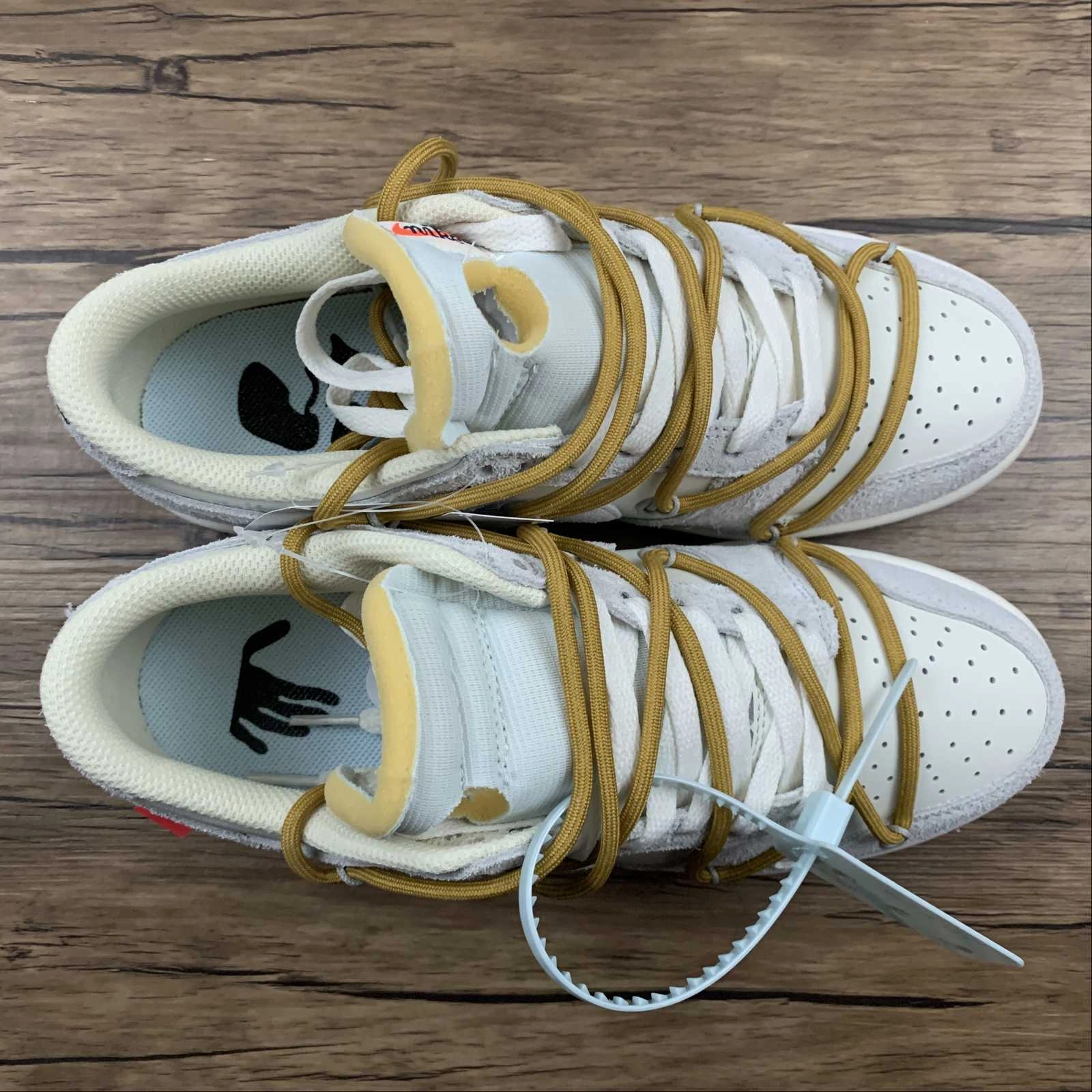 Adaptive Fit Technology Fit Freedom Dunk Low X Off-White 'Lote 37 de 50' DJ0950 105