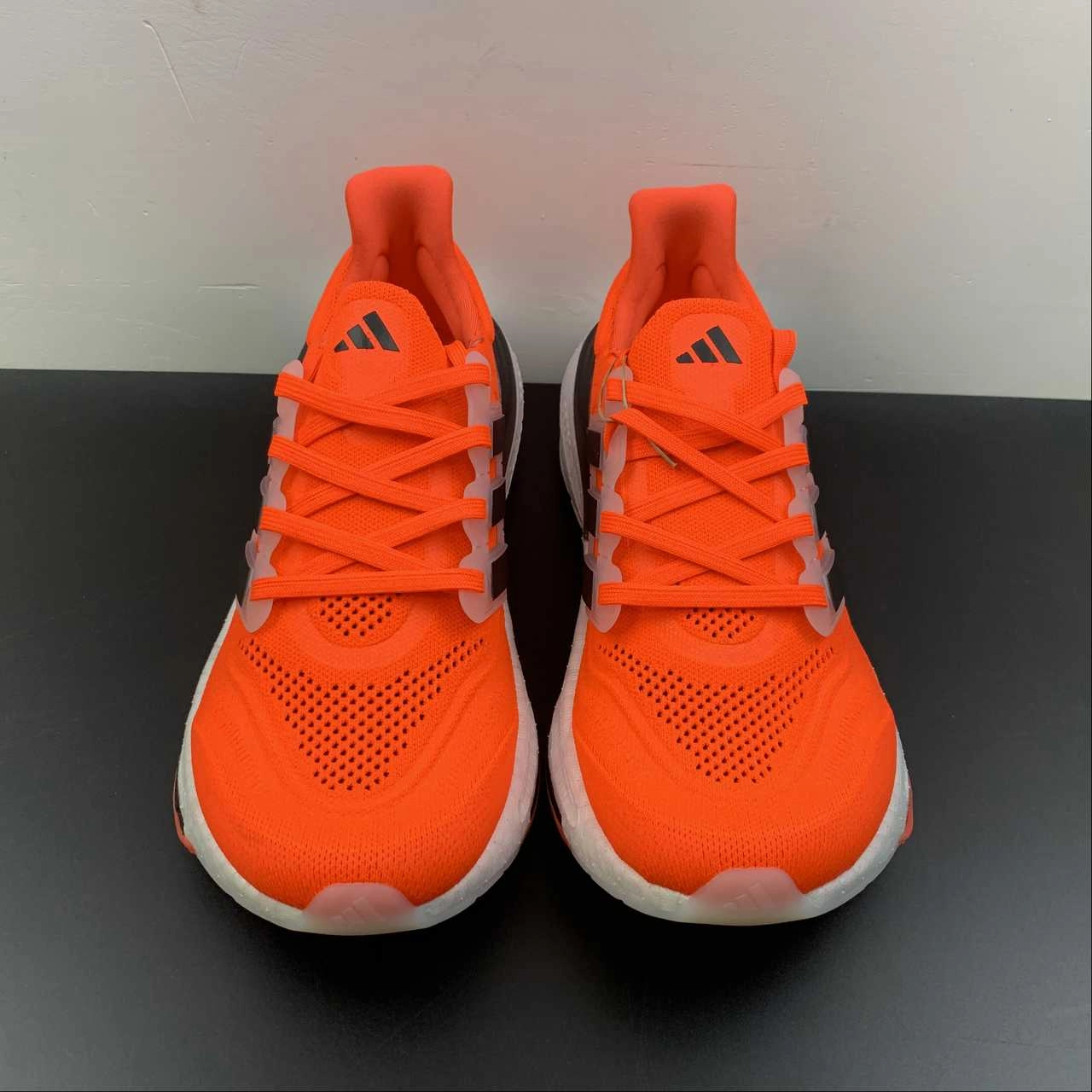 Adidas Ultraboost Light Solar Red Core Black Cloud White HQ6341 Breathable Insoles mountain trails