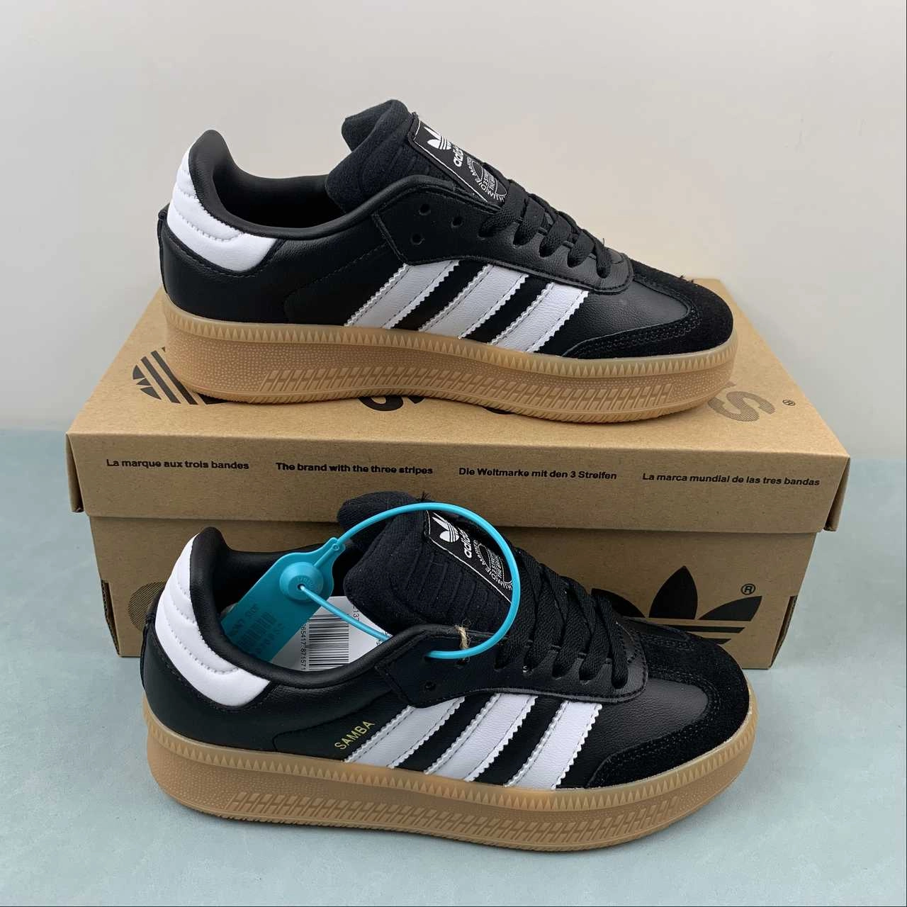 Adidas Samba XLG Core Black Cloud White Gum IE1379 Long distance
