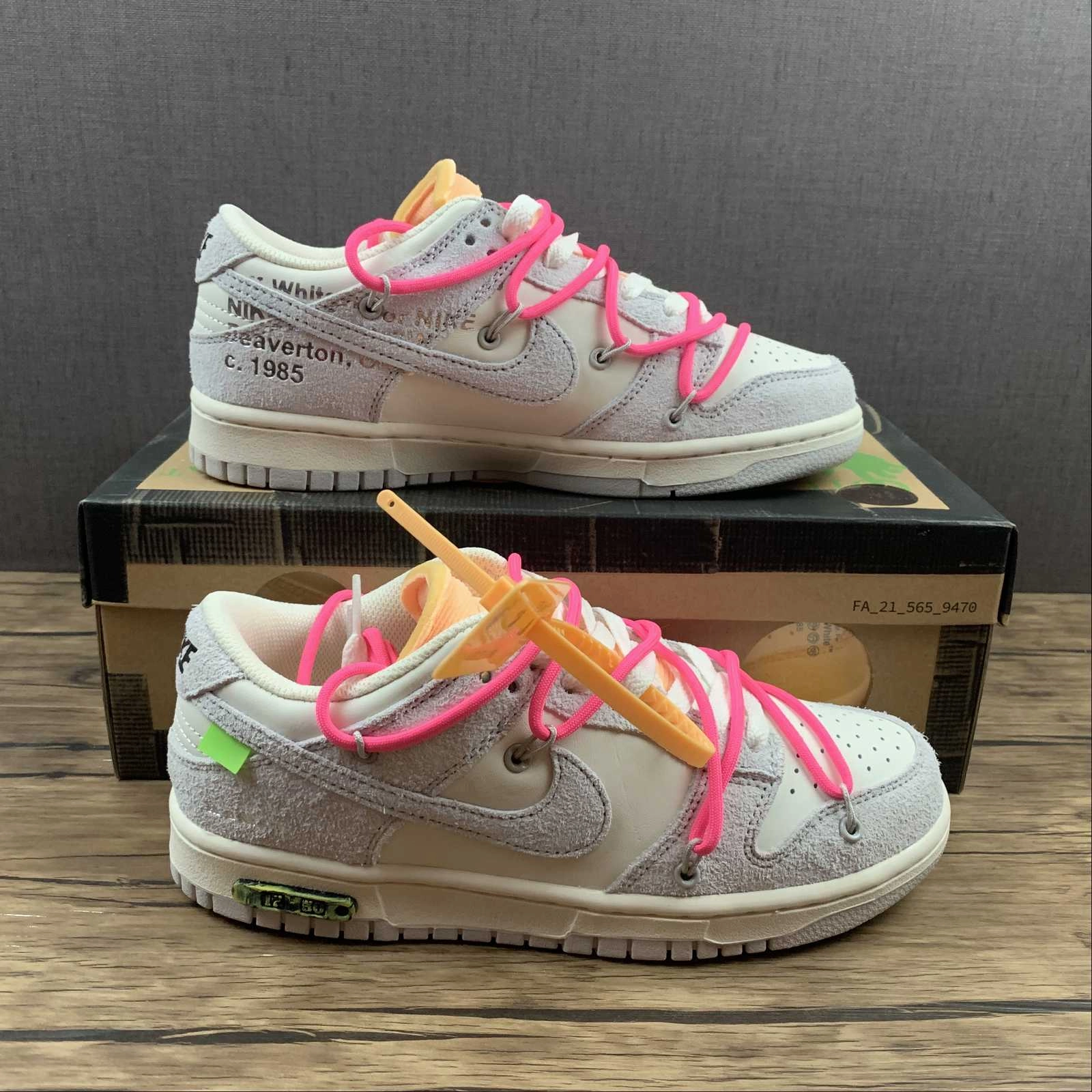 EVA Dunk Low X Off-White 'Lote 17 de 50' DJ0950 117
