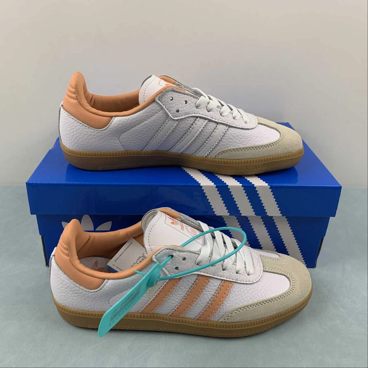 Comfort Motion Running Inspired Adidas SAMBA OG Cloud White Wonder Clay Crystal White IG5932